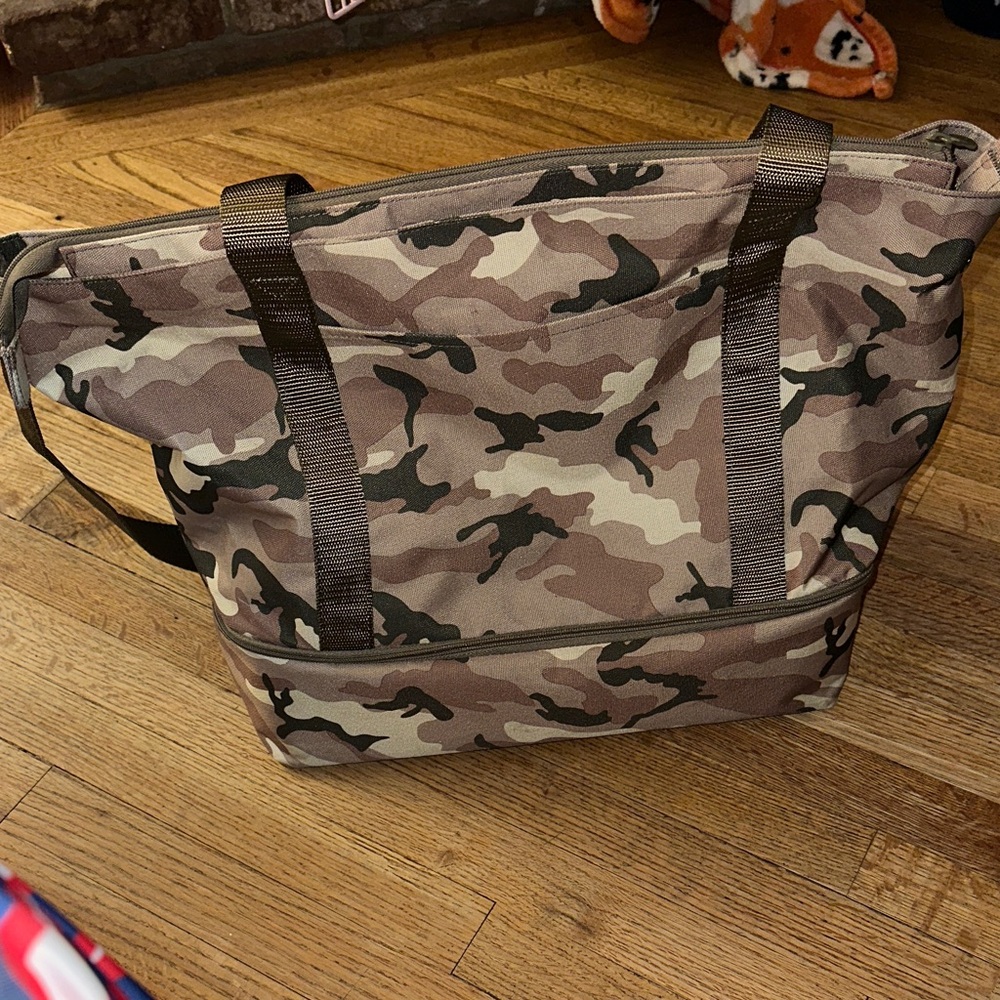 Camouflage Travel Tote Bag